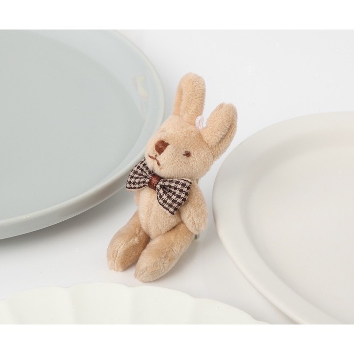 毛絨小兔子髮夾1個 不挑款-細節圖2