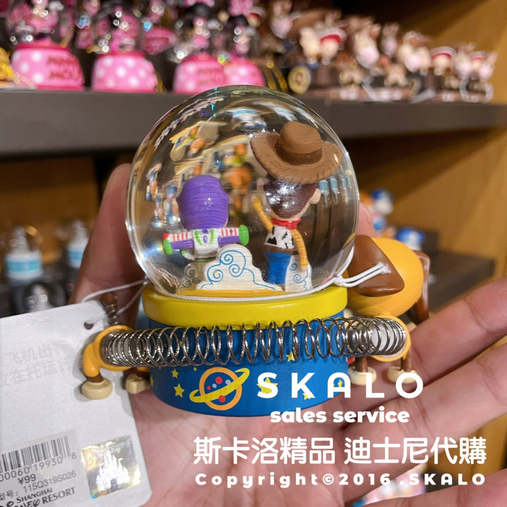 SKALO-［玩具總動員水晶球］上海迪士尼 玩具擺飾 胡迪 巴斯光年 交換禮物 生日 聖誕節 Disney-細節圖2