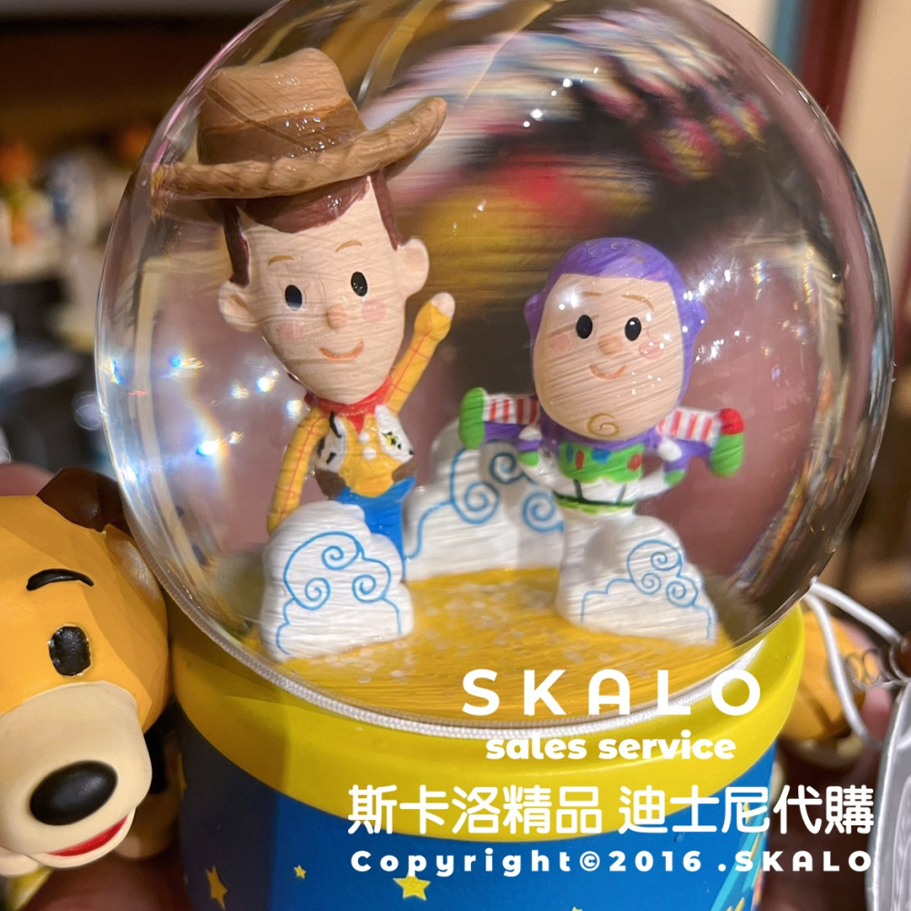 SKALO-［玩具總動員水晶球］上海迪士尼 玩具擺飾 胡迪 巴斯光年 交換禮物 生日 聖誕節 Disney-細節圖3