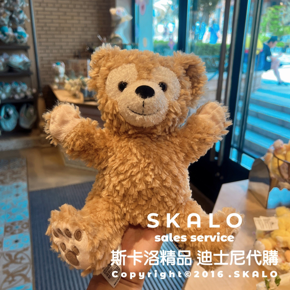 SKALO［手偶娃娃達菲熊&畫家貓］上海迪士尼 傑拉多尼 Duffy 玩具 公仔-細節圖2