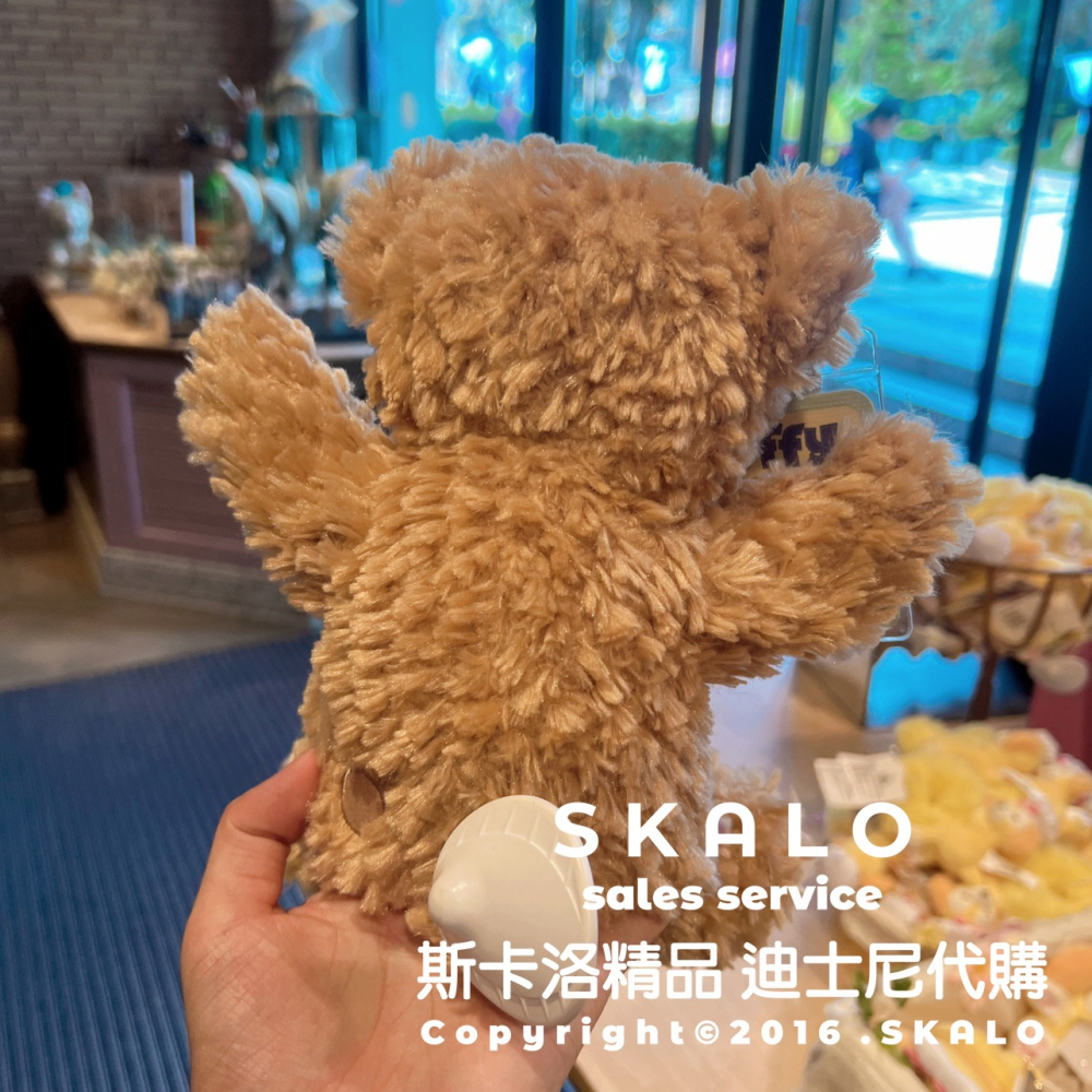 SKALO［手偶娃娃達菲熊&畫家貓］上海迪士尼 傑拉多尼 Duffy 玩具 公仔-細節圖3