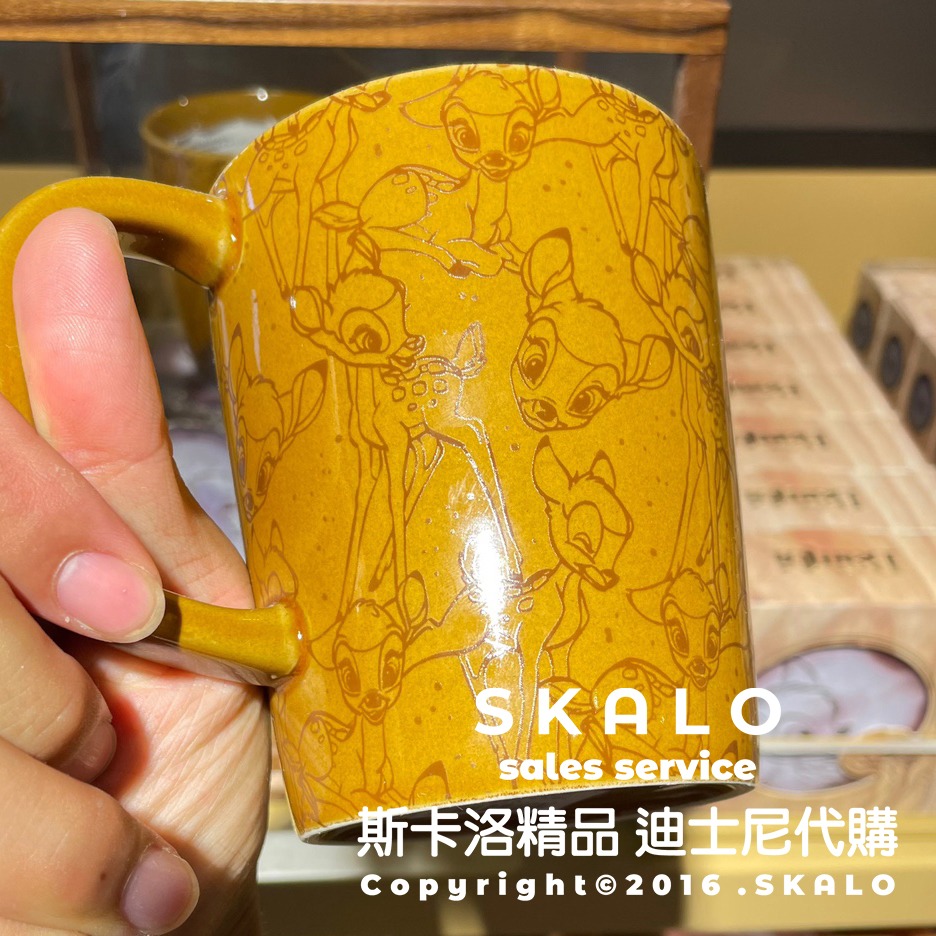 SKALO［小鹿斑比＆桑普兔杯子］上海迪士尼 馬克杯 Disney 桑普 梅花鹿-細節圖3