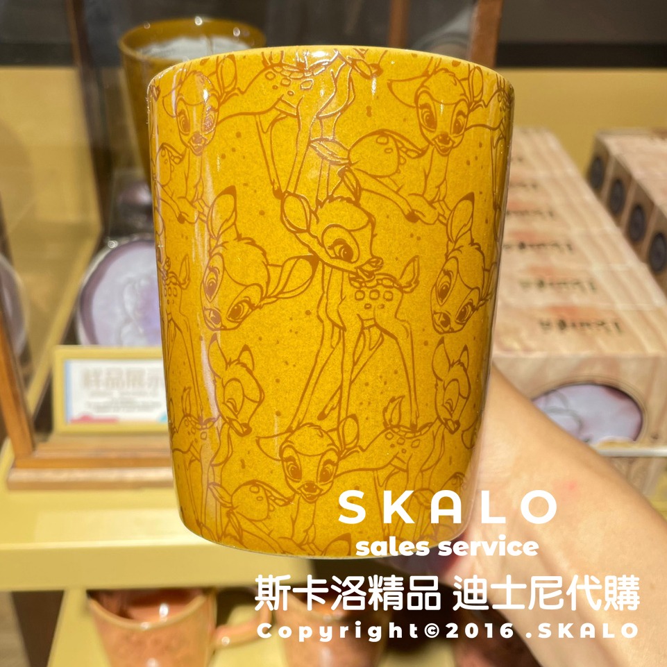 SKALO［小鹿斑比＆桑普兔杯子］上海迪士尼 馬克杯 Disney 桑普 梅花鹿-細節圖4