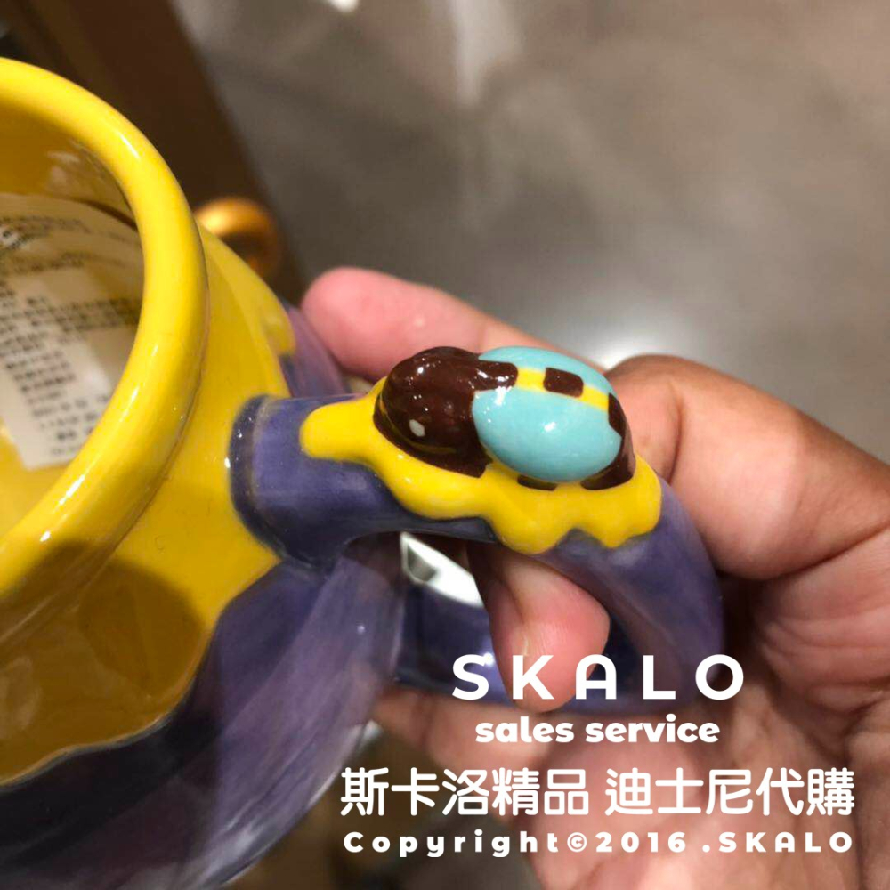 SKALO［小熊維尼蜂蜜罐馬克杯］上海迪士尼杯子 大容量水杯 維尼熊-細節圖4