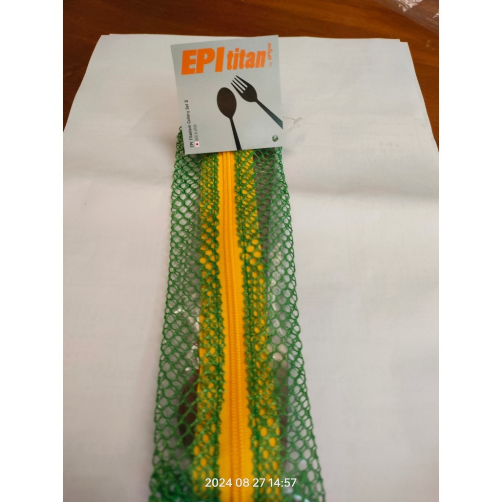 日本製EPI 鈦合金湯匙叉子組 T-8402-細節圖2