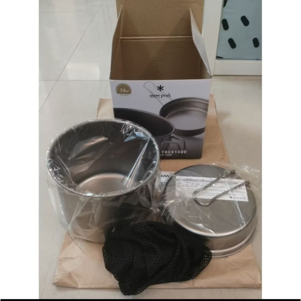 Snow Peak Trek 鈦金屬個人鍋1400 SCS-009T-細節圖2