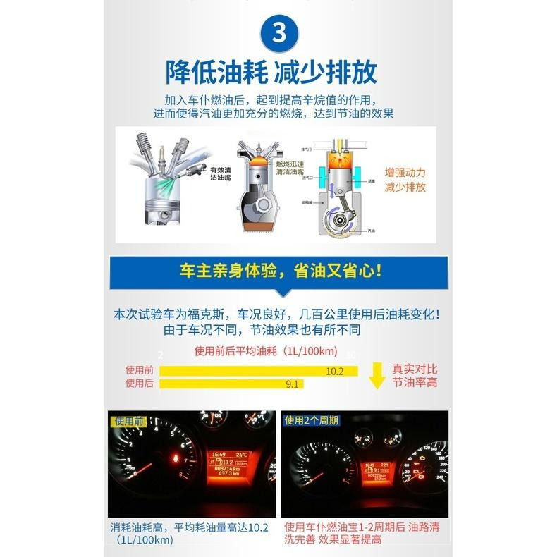 台灣現貨 汽油精 車仆 汽車燃油寶 汽機車通用 車仆燃油寶 除積碳 提動力 汽油精 燃油寶 汽車油精 機車機油添加劑-細節圖4
