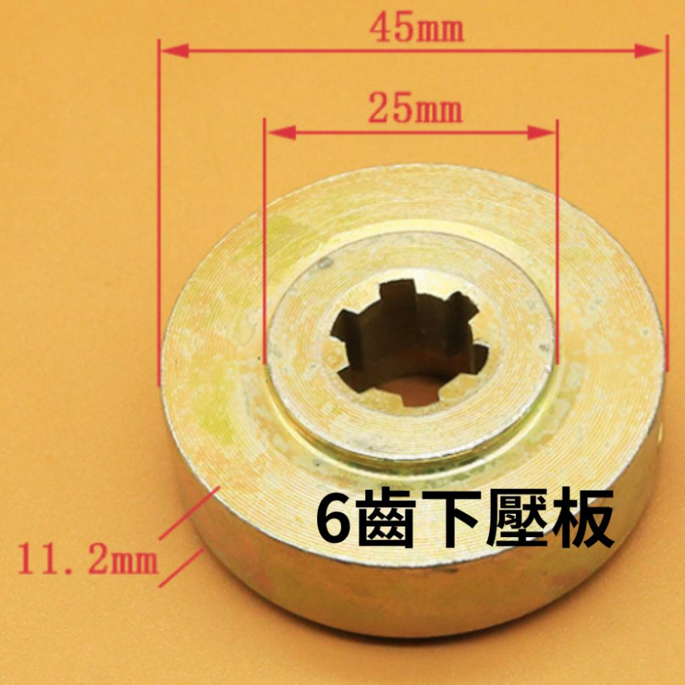 (全新)現貨 割草機配件零件 割草機下壓板 上壓板 三菱 小松 田中 共立 壓刀板 工作頭 機頭 壓板 壓塊 刀板 刀座-細節圖7