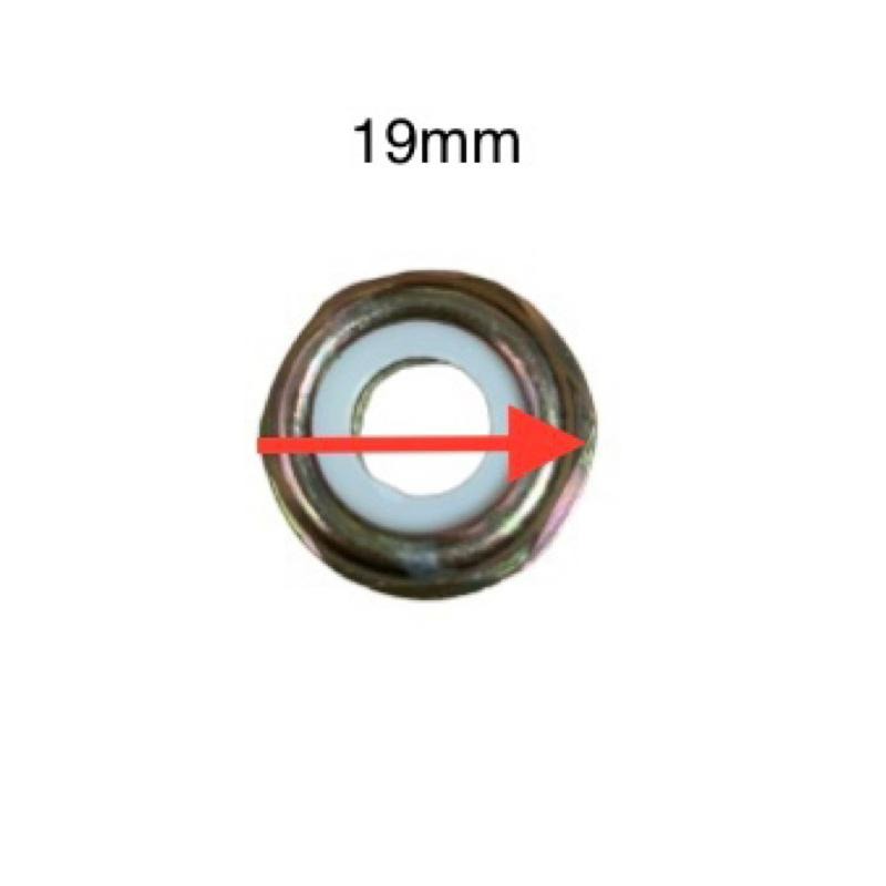 全新 反牙螺母 割草機專用 刀座固定螺帽 倒牙螺絲 保護蓋螺母 刀片 牛筋盤 割草機零件 配件 左牙固定螺絲-細節圖3