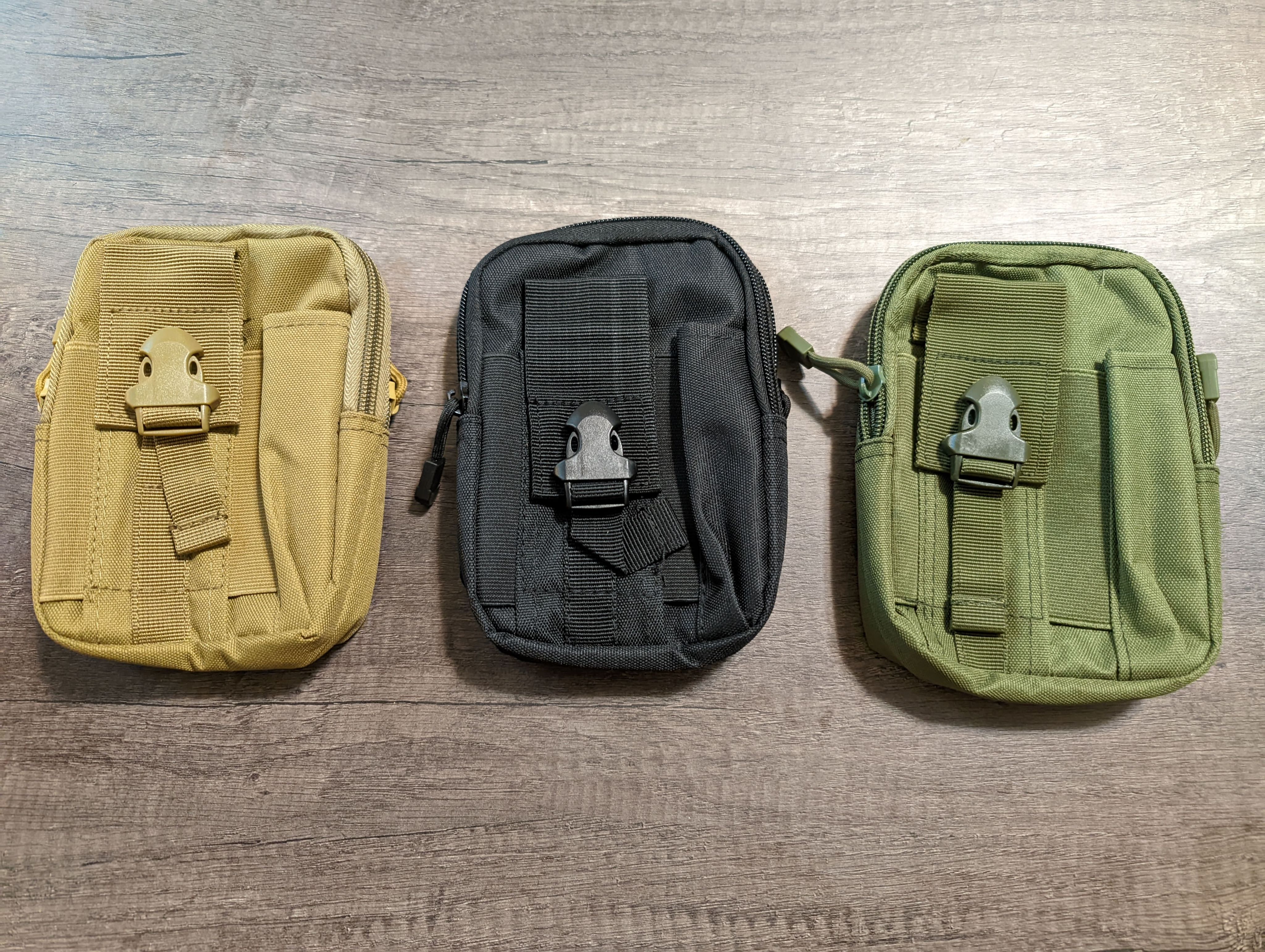 多功能腰包 雙內倉 快扣手機袋 多色 尼龍-細節圖2