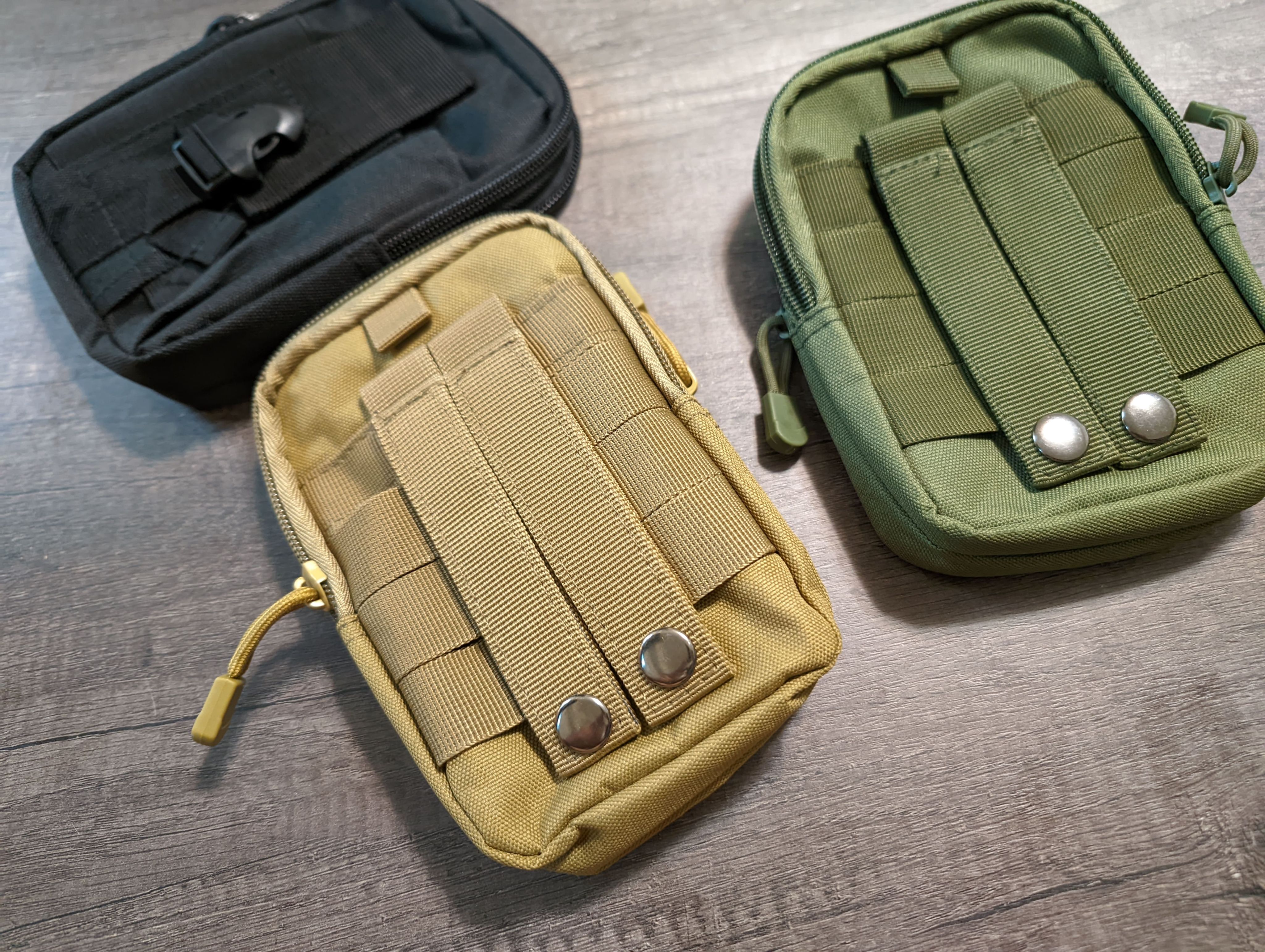 多功能腰包 雙內倉 快扣手機袋 多色 尼龍-細節圖3