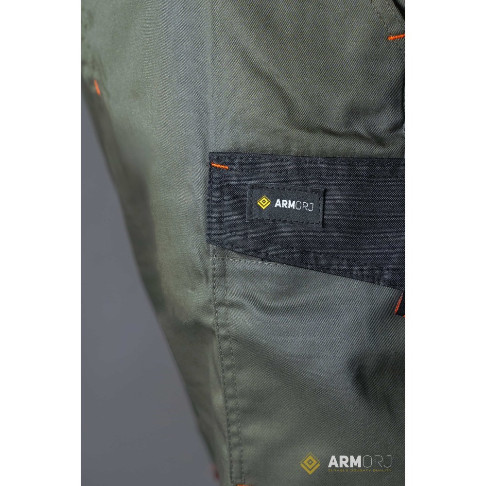 Armorj掛袋款多口袋工作褲 直筒褲 可裝護膝 耐磨 手機袋 硬挺版型 外商技師 維修 騎行褲 重機褲裝 生存遊戲-細節圖8