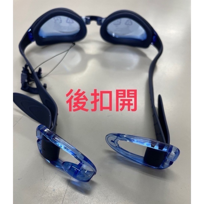 SWANS-歐都納-休閒款後扣式泳鏡-日本製-細節圖5