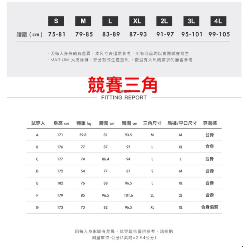 MARIUM-大男競賽三角泳褲 - 炙陽橘-26201 PBT-細節圖7