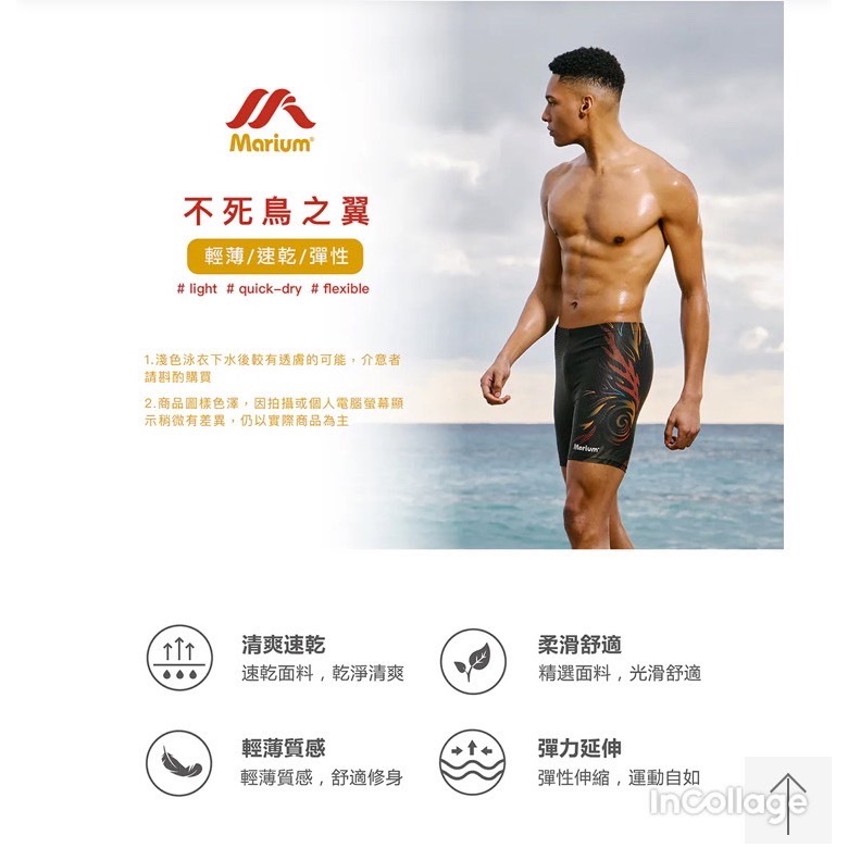 MAR-26160 休閒三分褲 - 不死鳥之翼-細節圖5