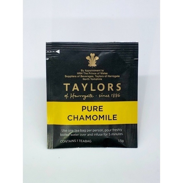 【短效期促銷中】英國Taylors泰勒 清新洋甘菊茶（無咖啡因）全新包裝 / 原有機洋甘菊改版包裝-細節圖5
