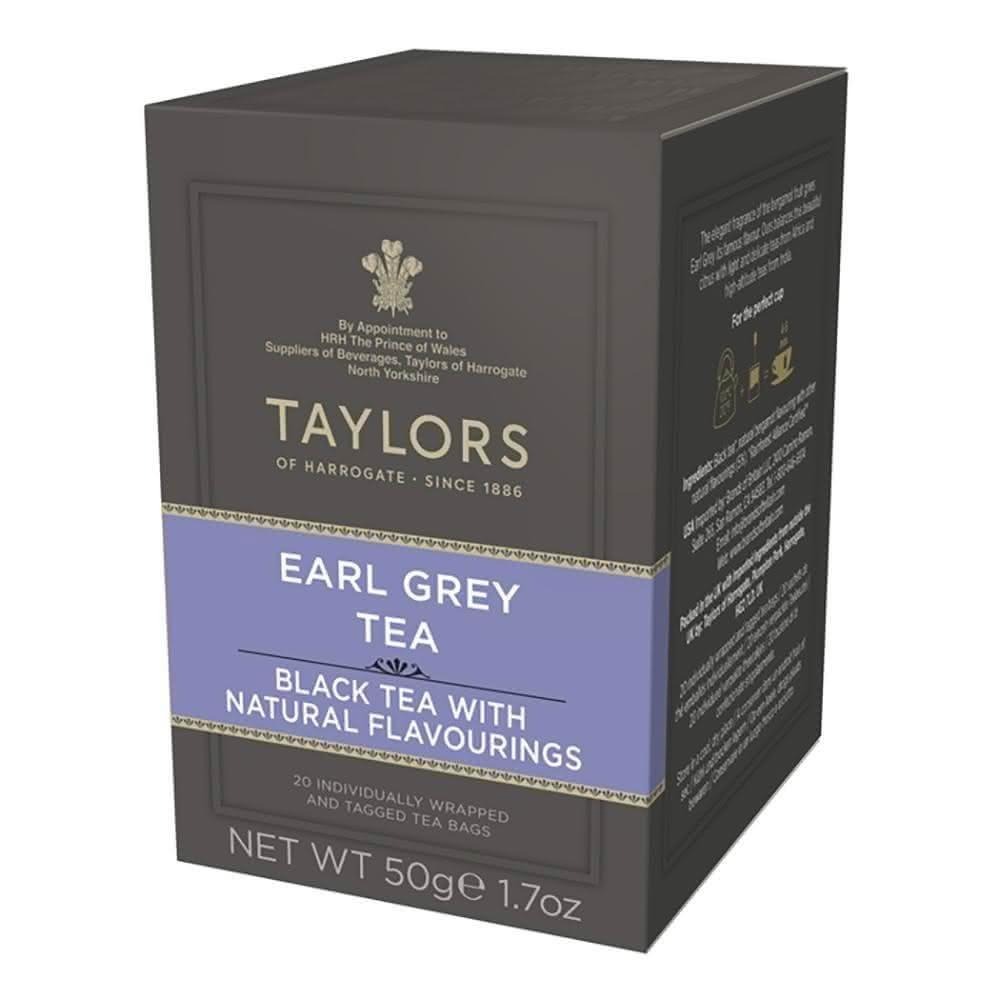 英國Taylors泰勒 皇家伯爵茶 獨立茶包2.5g*每盒20入 〈效期：2026/09/30〉-規格圖1