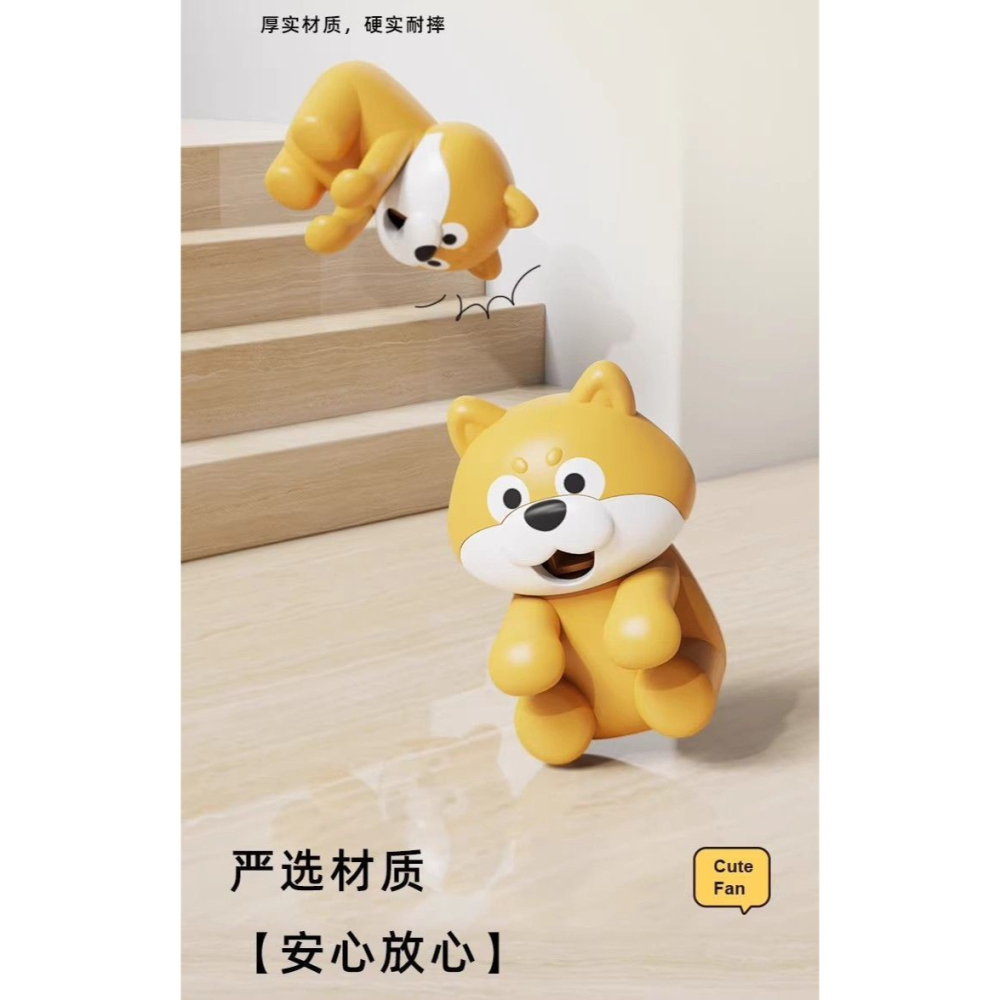 【小貝殼】生活小物x風扇 吹涼飯菜可愛小狗造型風扇 200318666-細節圖10