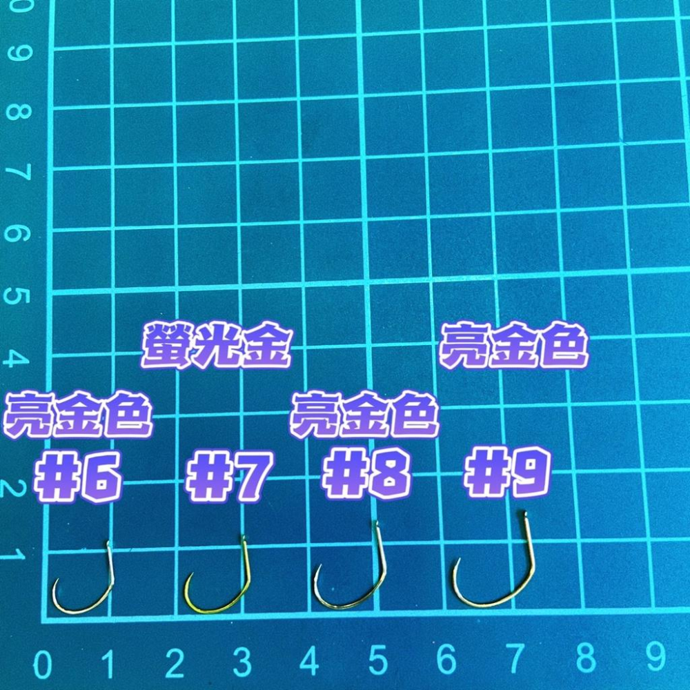 台灣現貨釣具專賣-大田白鯨 刺海老蝦鉤 誘蝦專科 螢光金 銳強化 粗骨 日本原裝鉤 複合鈦鋼化針-細節圖2