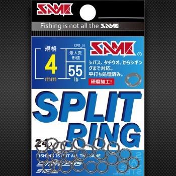 台灣現貨釣具專賣-莎之美強力路亞環SPLIT RING 高級不鏽鋼材質 高磅數 張力強度 平打研磨 路亞 路亞餌