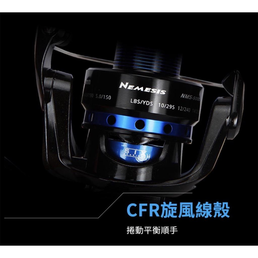 台灣現貨釣具專賣-okuma 寶熊 那美西斯  Nemesis 紡車捲線器 力魯 海釣磯釣池釣路亞遠投前打-細節圖2