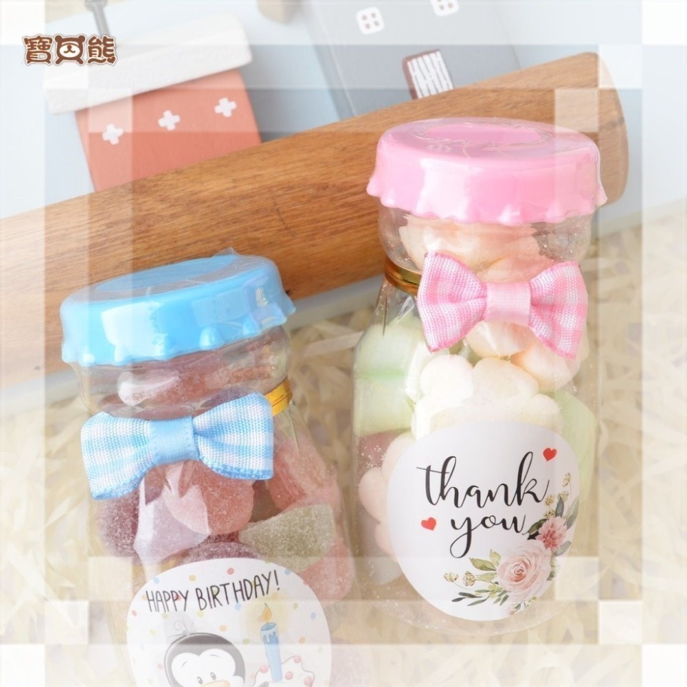 ʕ•ٹ•ʔ寶貝熊幸福手作(贈送手提禮袋)汽水罐生日餅乾/幼稚園慶生/婚禮小物二次進場/生日小物/生日分享禮/桌上禮-細節圖3