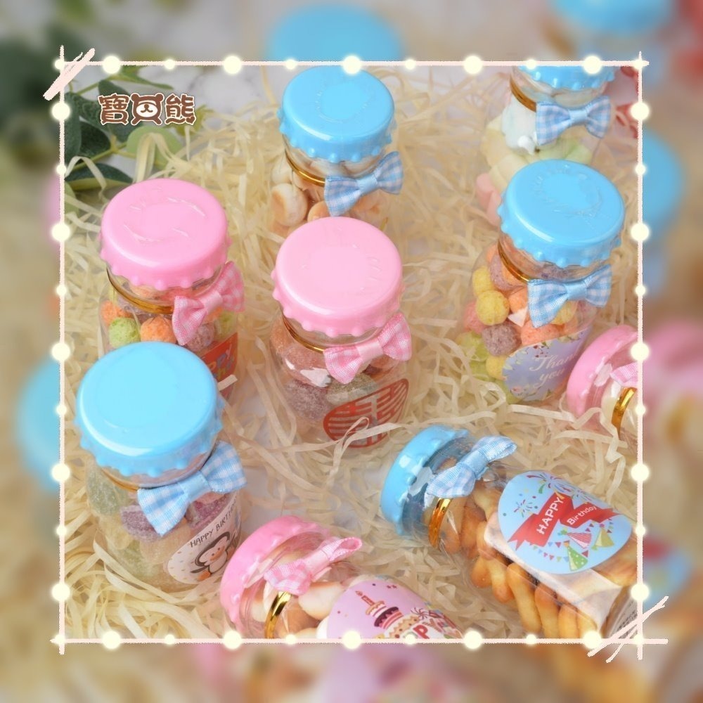 ʕ•ٹ•ʔ寶貝熊幸福手作(贈送手提禮袋)汽水罐生日餅乾/幼稚園慶生/婚禮小物二次進場/生日小物/生日分享禮/桌上禮-細節圖5
