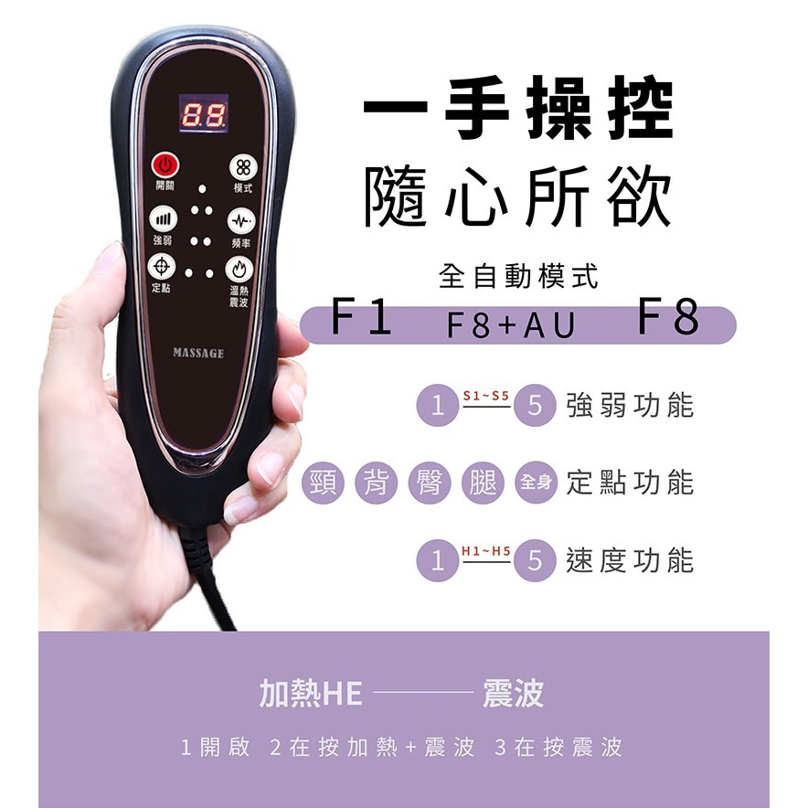 MRF健身大師 熊厲害全身放鬆紓壓揉捏按摩床墊-細節圖8