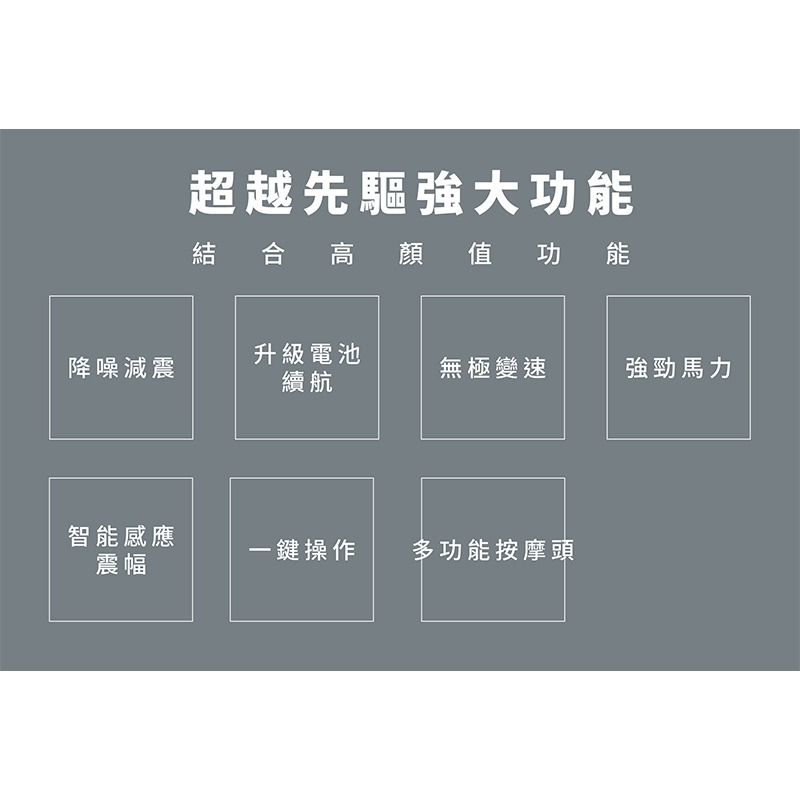 MRF健身大師 超越者USB型電動按摩槍-細節圖2