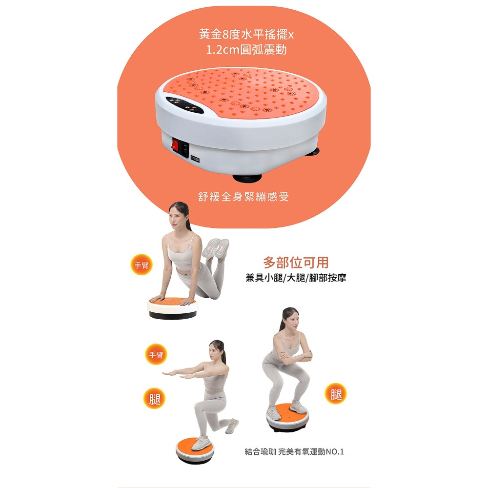 MRF健身大師 ⼩圓⽔平垂直雙律動按摩進階版-細節圖5