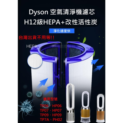 dyson 空氣 TP06 HP06 PH02 HP06 HP09 TP09 HP07 TP07 TP7A 濾網 濾芯