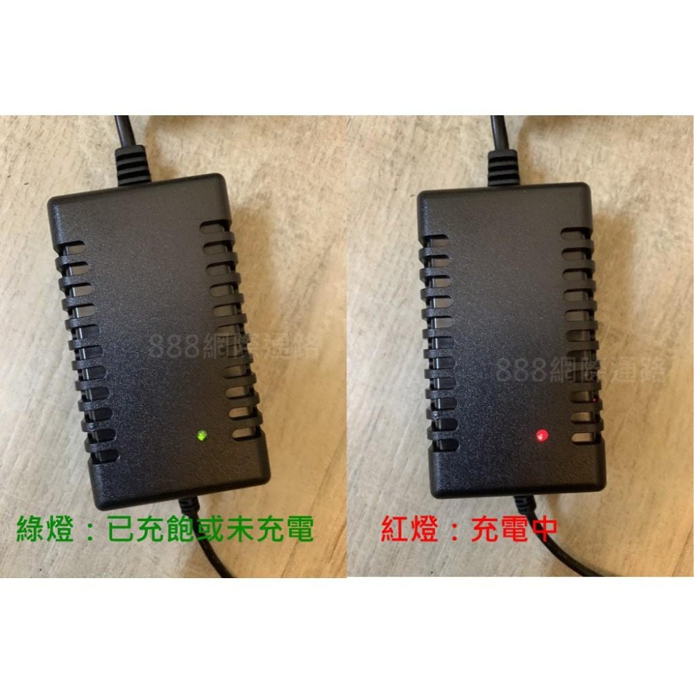 12.6V 3A 充電器 紅綠變燈 三串聚合物 12V 鋰電池 DC 公頭 智慧充電 變壓器-細節圖3