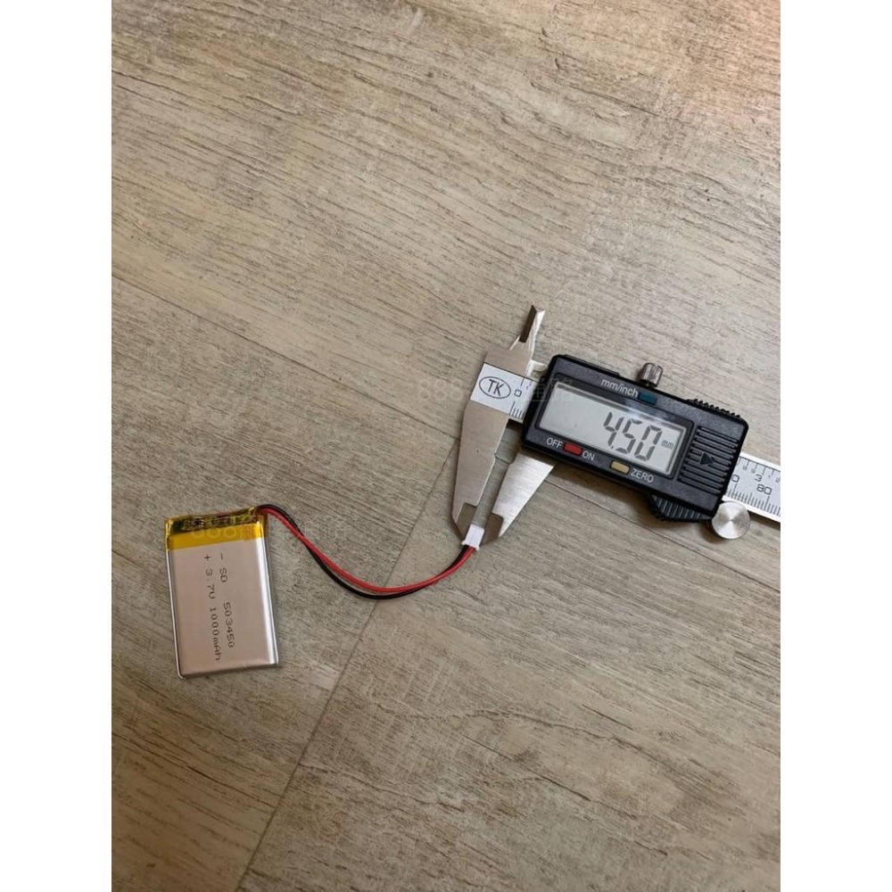 3.7v 聚合物 鋰電池 503450 523450 CECHYA 0083 扁電池 行車記錄器 喇叭 1000mAh-細節圖2