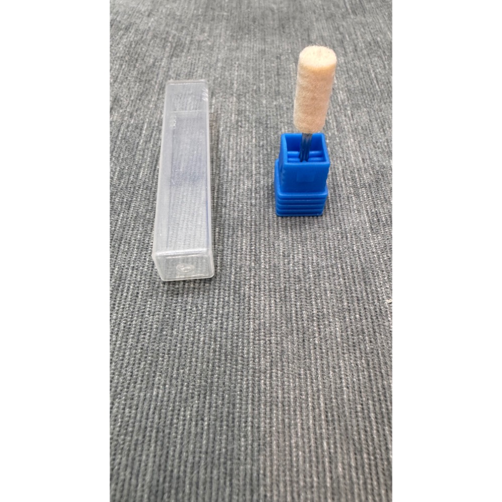 羊毛 拋光 磨頭 2.35mm 玉石模具抛光 打磨頭 玻璃抛光輪琥珀鏡面面羊毛柄 磨棒 磨柄-細節圖2