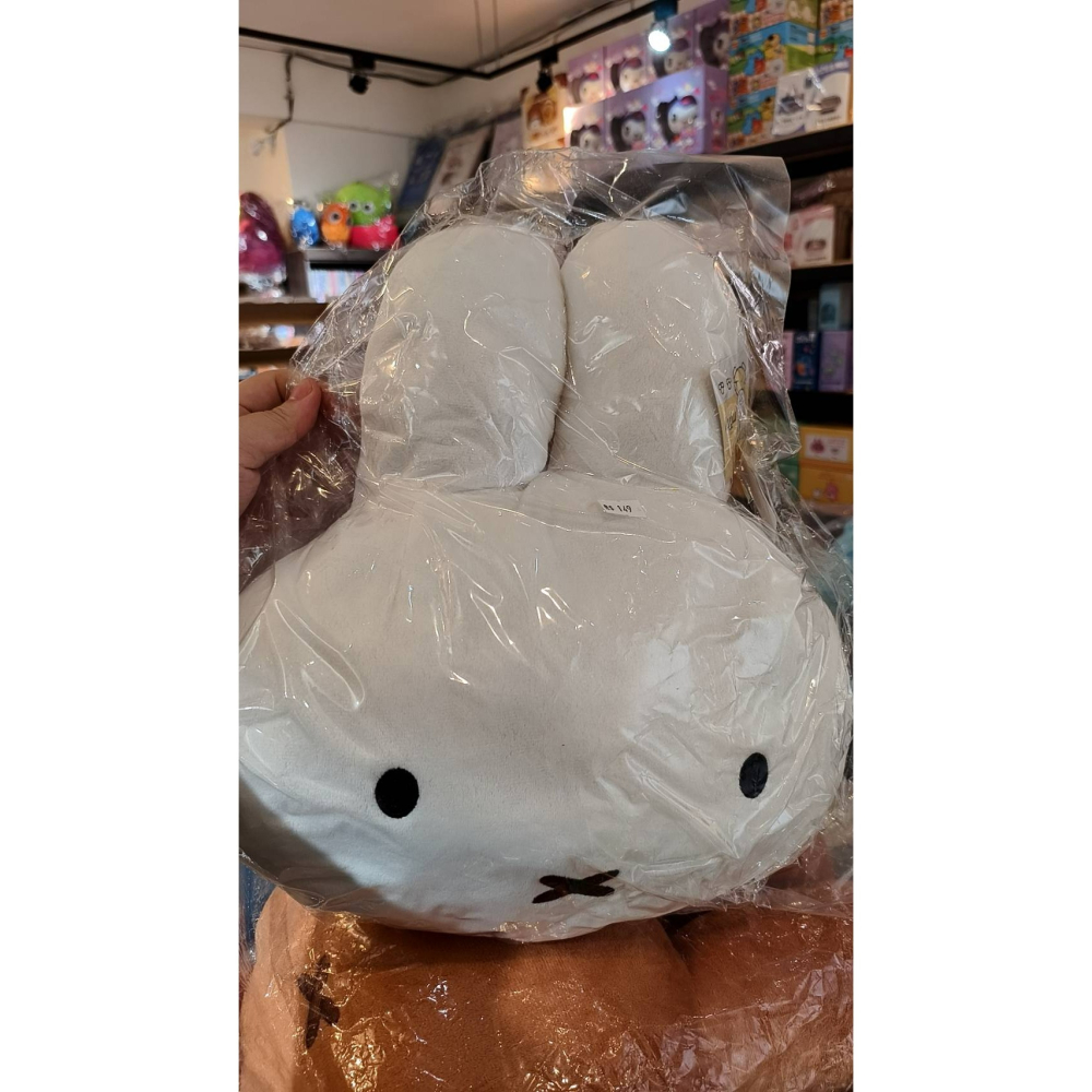 Miffy 米菲兔頭型抱枕(焦糖/一般白色)-細節圖3