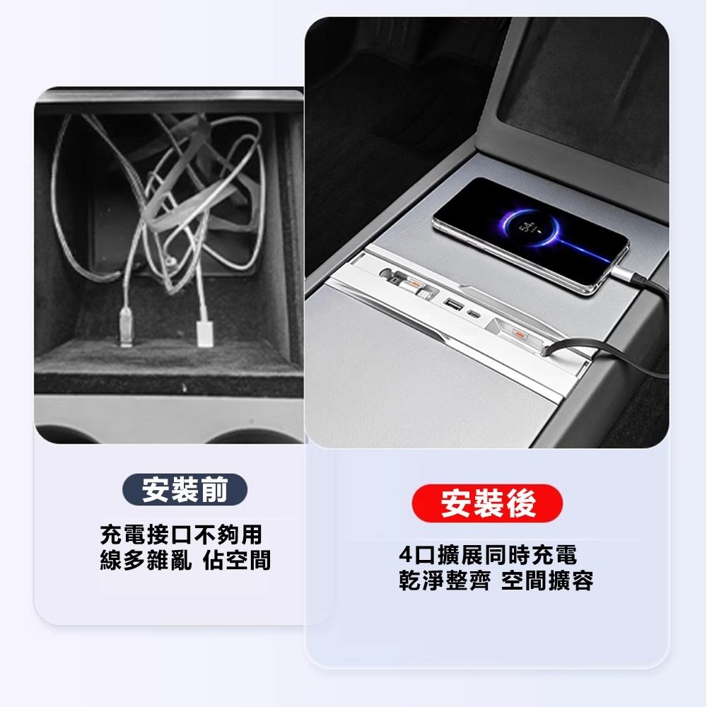 【玉米爸】特斯拉｜中控集線器｜中控盒｜集線器｜HUB擴線器｜集線器｜中控集線｜伸縮電源線｜Model 3煥新專用-細節圖7