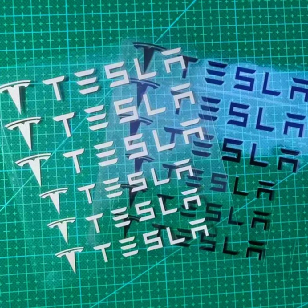 【玉米爸】 特斯拉｜防水車標貼｜卡鉗貼紙反光貼｜反光貼｜標誌反光貼｜貼 紙｜全車通用裝飾貼-細節圖7