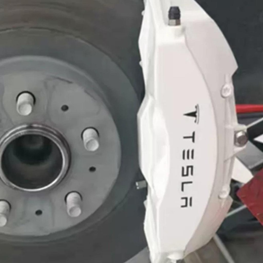 【玉米爸】 特斯拉｜防水車標貼｜卡鉗貼紙反光貼｜反光貼｜標誌反光貼｜貼 紙｜全車通用裝飾貼-細節圖9