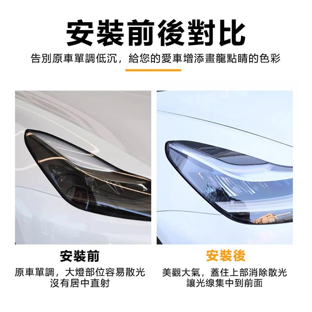 【玉米爸】 特斯拉 | 大燈眉貼｜燈眉｜外觀造型改裝件｜大燈｜ Model 3｜Model Y-細節圖4