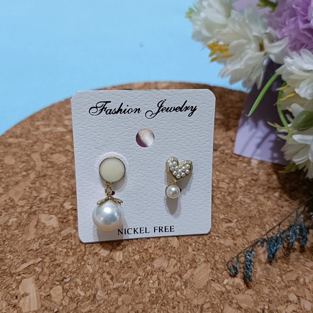 手作s925銀針優雅珍珠耳環（一對）-細節圖2