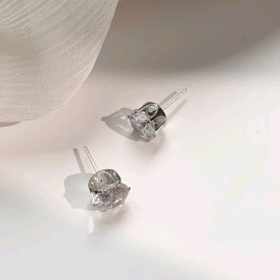 鑽石耳環一對（直徑約0.6公分）-細節圖2