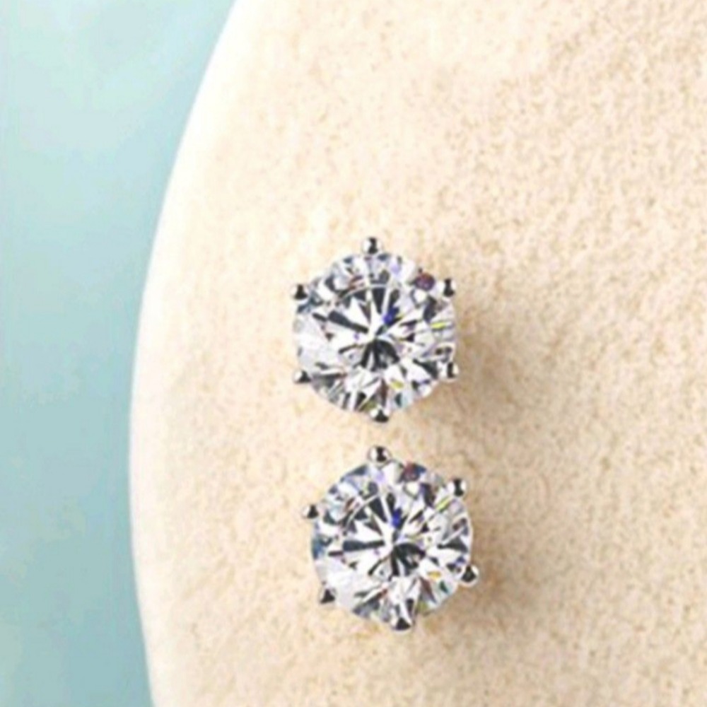 鑽石耳環一對（直徑約0.6公分）-細節圖4