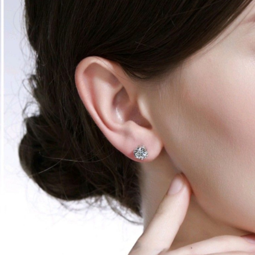 鑽石耳環一對（直徑約0.6公分）-細節圖7