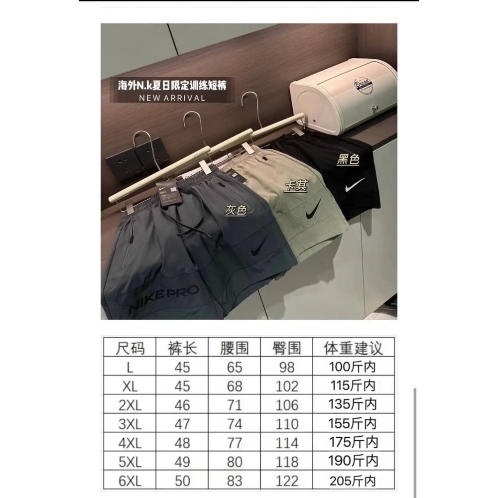 灰色短褲 （現貨1件，灰色,3XL，大陸版的尺寸偏小，-細節圖3