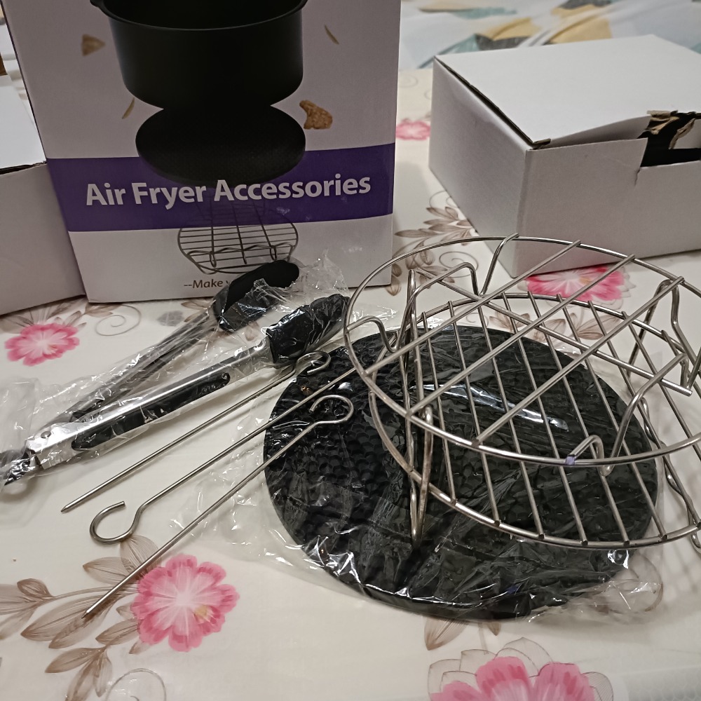 2手氣炸鍋用具5件組（僅使用過其中一件）-細節圖3