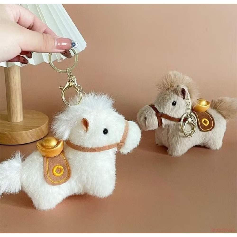 馬上有錢掛件/吊飾/娃娃（白色小馬款）-細節圖2