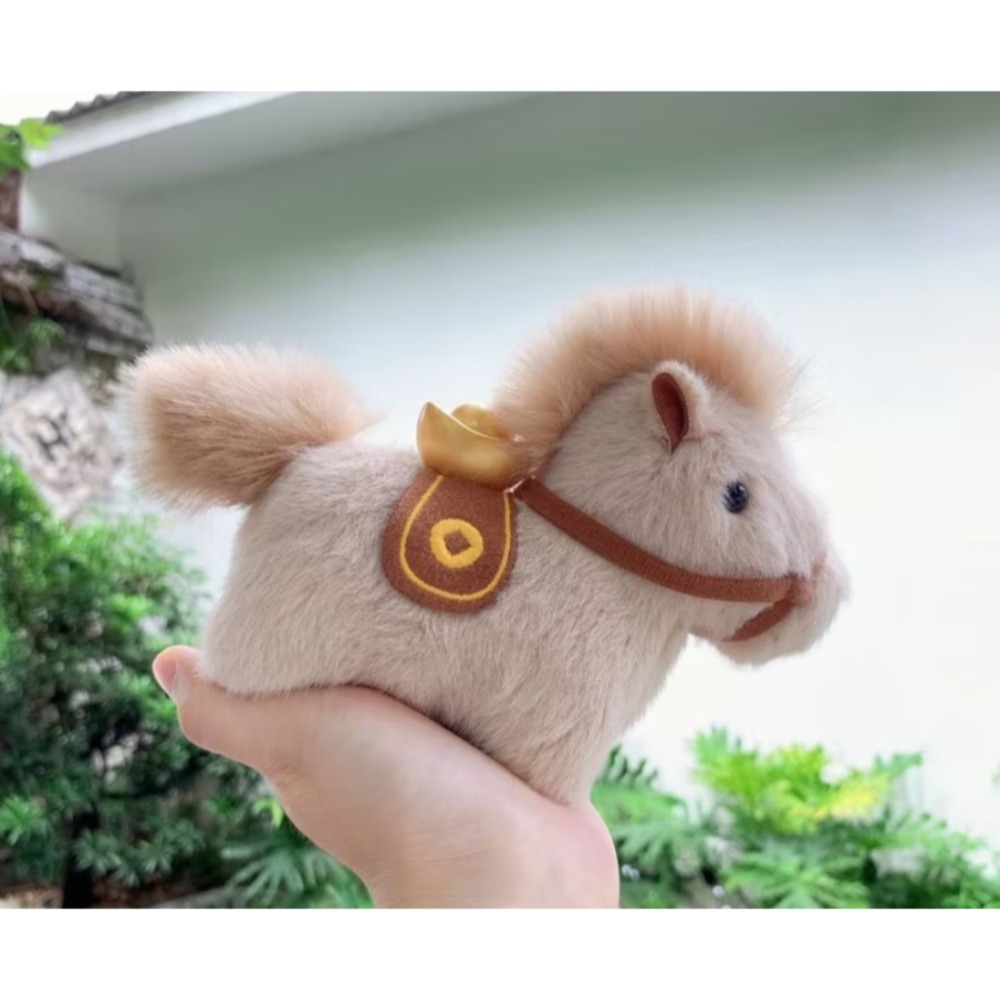 棕色小馬（馬上有錢）吊飾/玩偶/掛件/娃娃-細節圖2