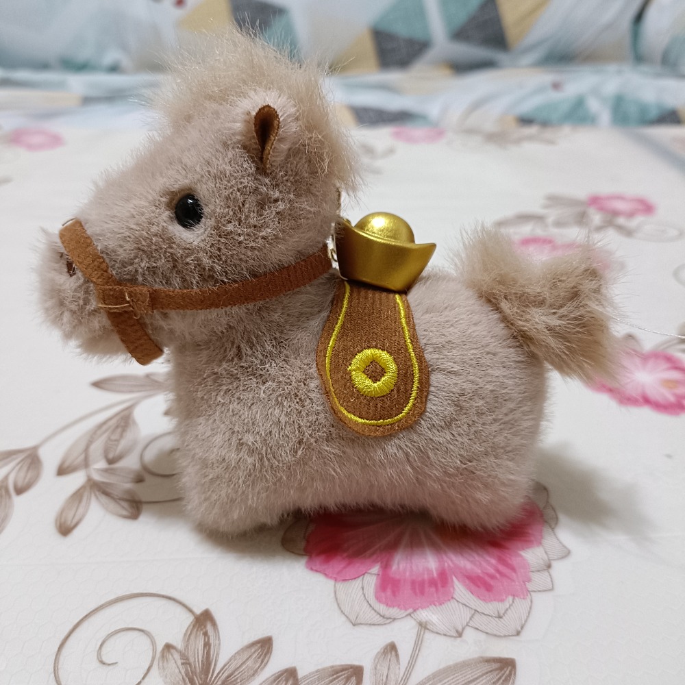 棕色小馬（馬上有錢）吊飾/玩偶/掛件/娃娃-細節圖4