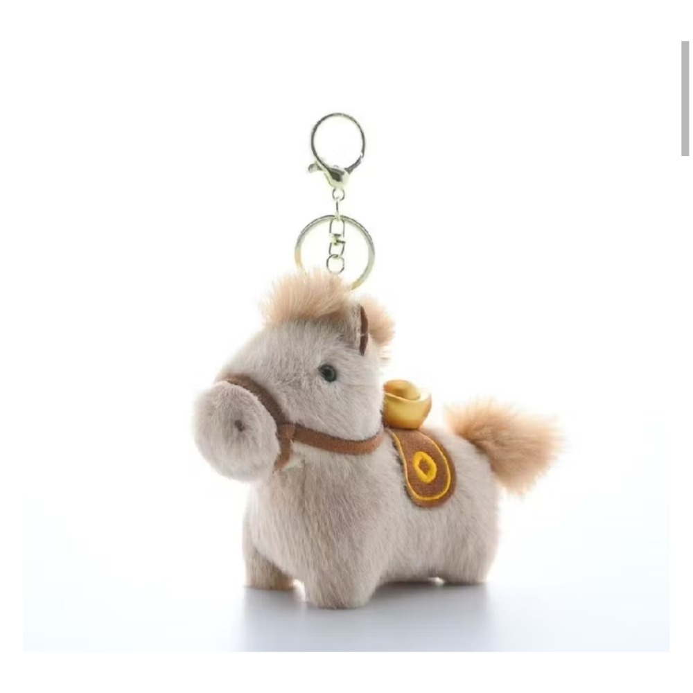 棕色小馬（馬上有錢）吊飾/玩偶/掛件/娃娃-細節圖7