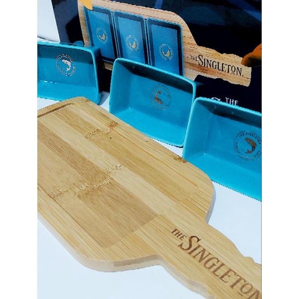 蘇格登陶瓷點心木盤組-細節圖2